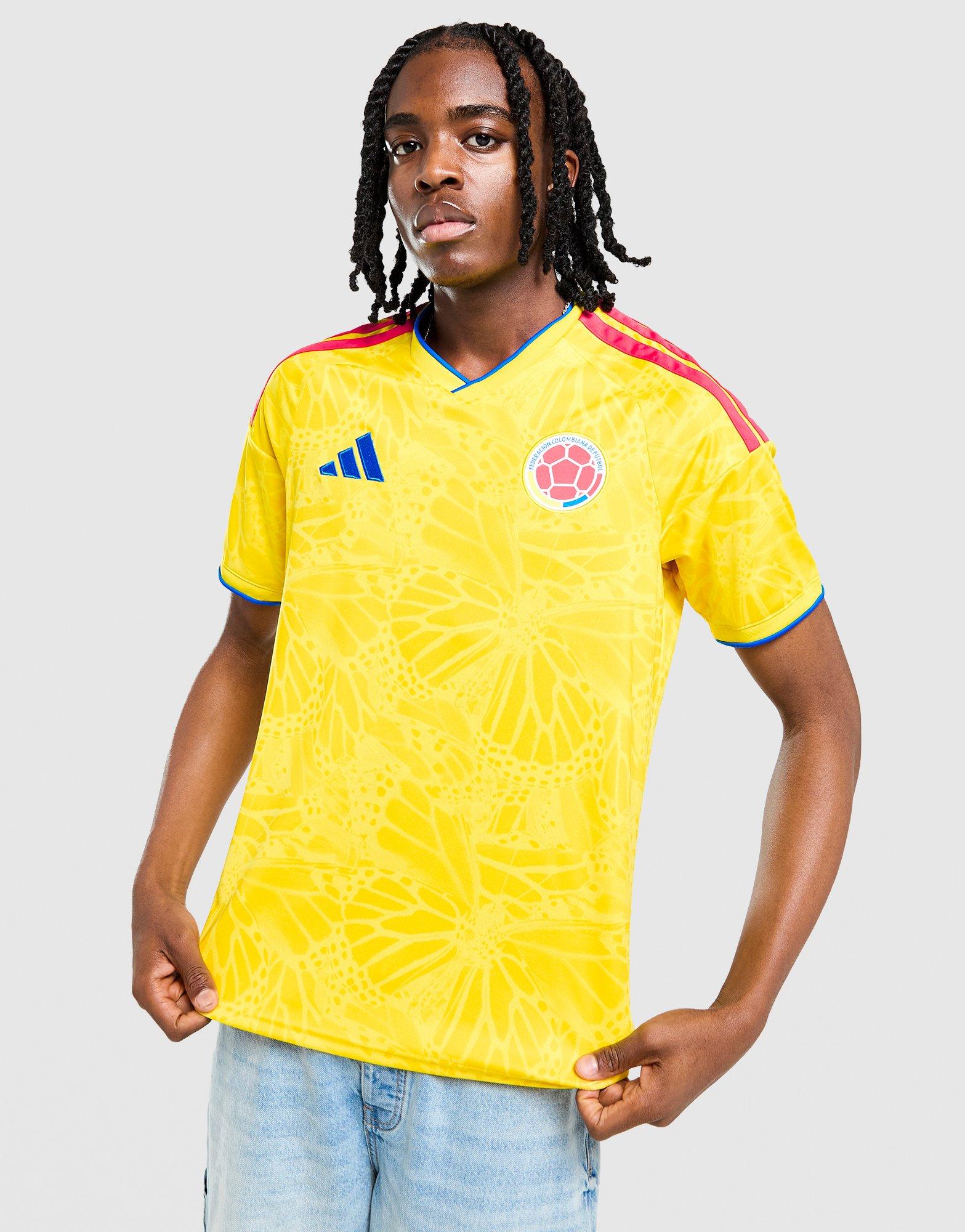 💛 GOLDEN EAGLES • WORLD CUP 2026 🇨🇴 Colombia Yellow Fan Jersey – Vibrant Football Kit ⚽ Breathable Sports Wear 🔥 Premium Replica Edition