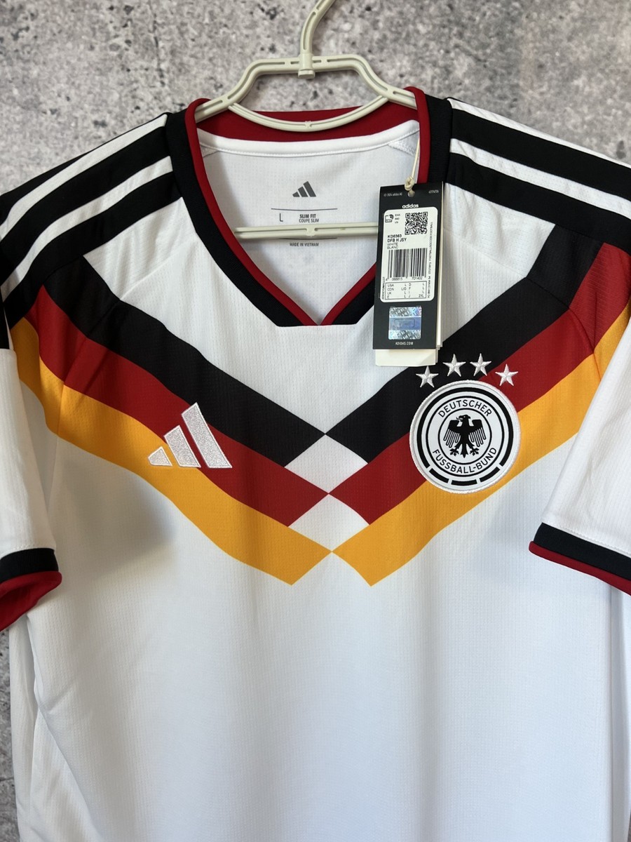🤍 GERMAN ENGINE • WORLD CUP 2026 🇩🇪 Germany Fan Jersey – Classic White Football Kit ⚽ Breathable Sports Wear 🔥 Premium Replica Edition
