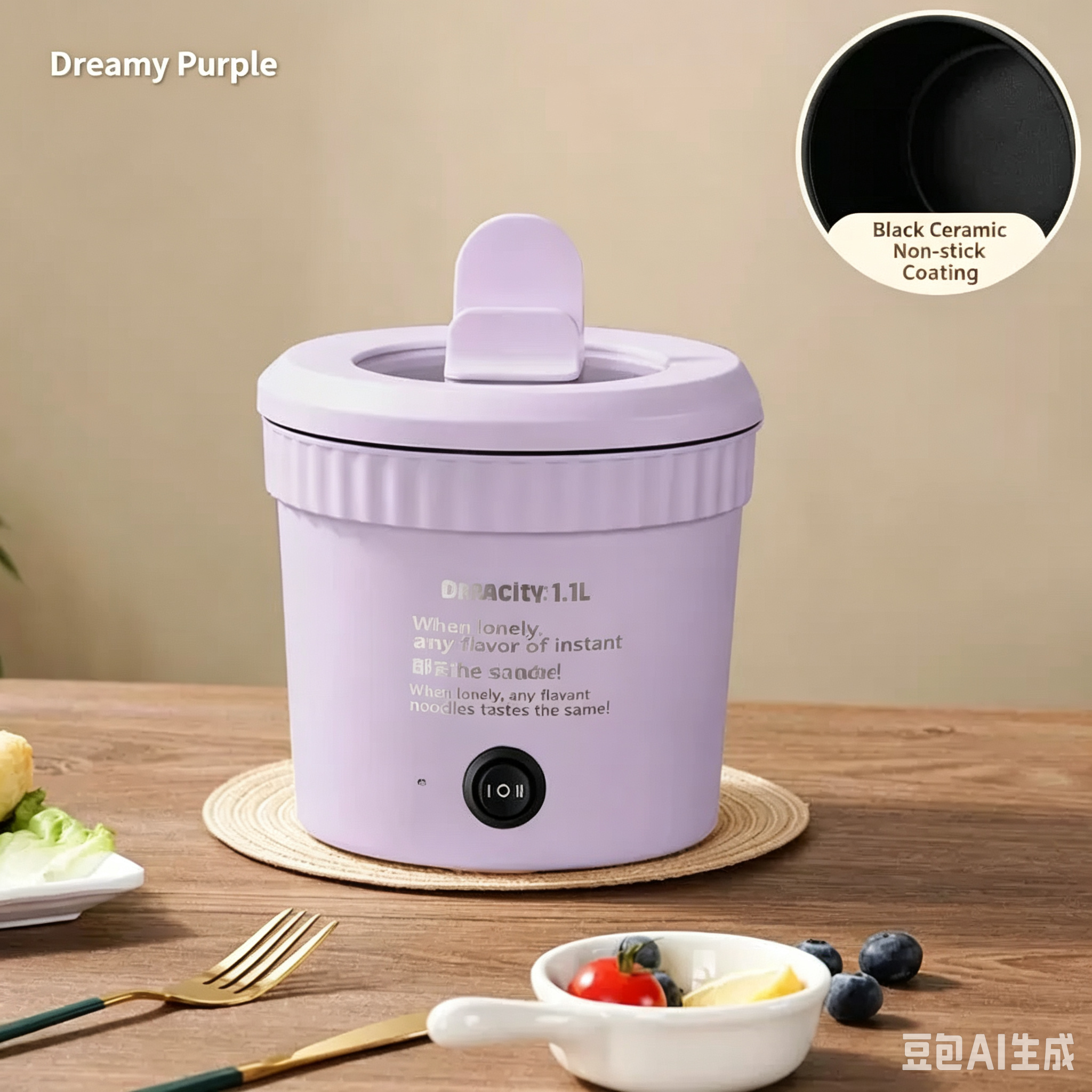 New model instant pot TiKTok popular mini instant pot electric cooker multi-functional electric heating pot for hot pot and instant noodles
