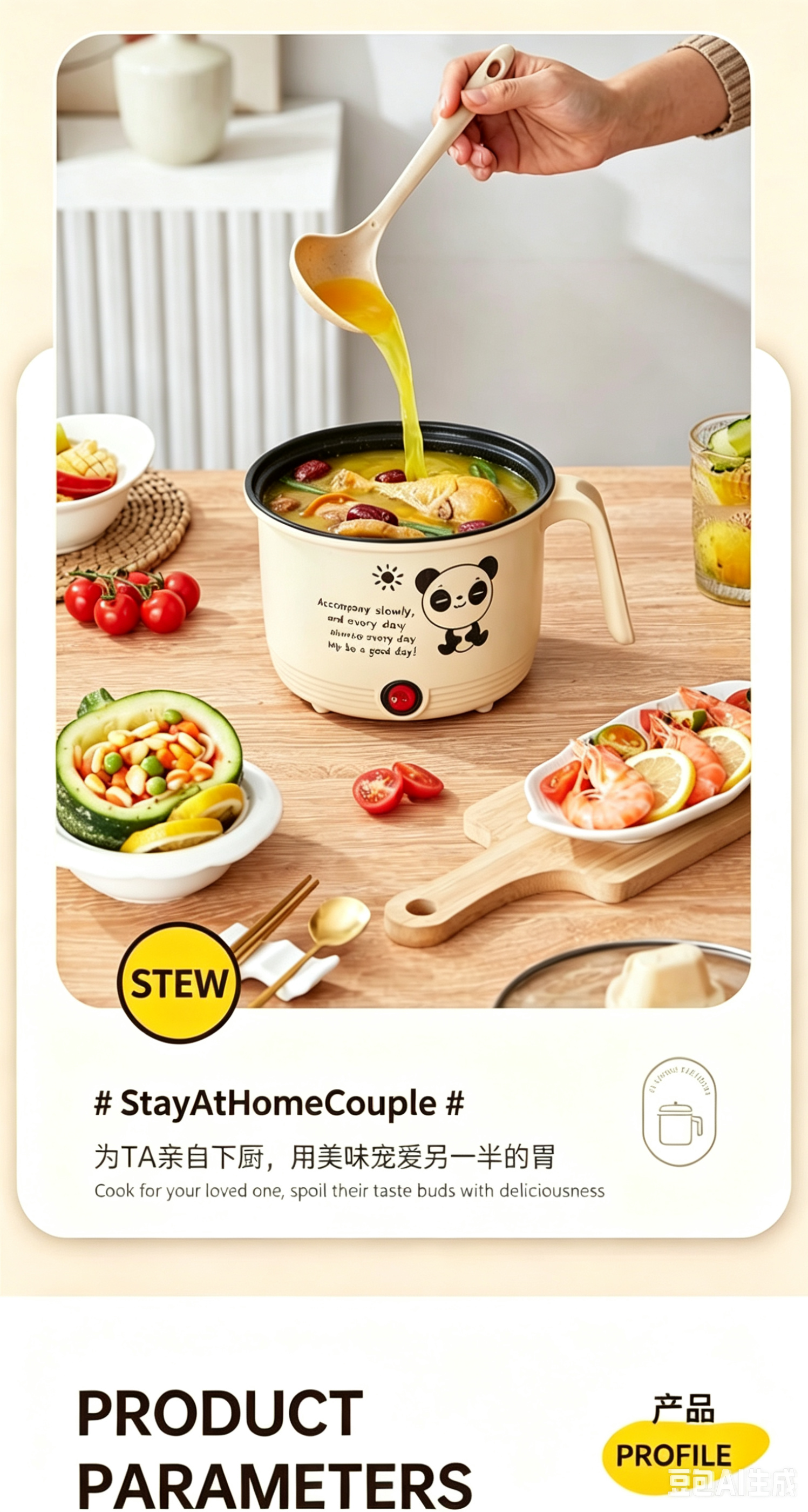 New model instant pot TiKTok popular mini instant pot electric cooker multi-functional electric heating pot for hot pot and instant noodles