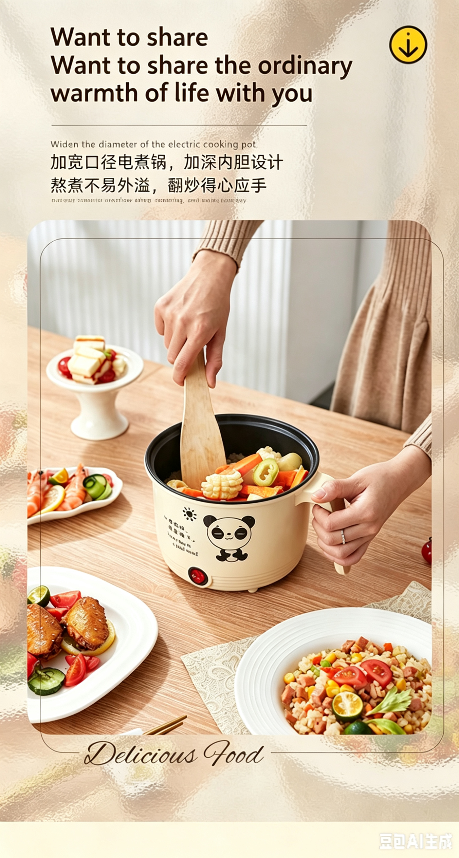 New model instant pot TiKTok popular mini instant pot electric cooker multi-functional electric heating pot for hot pot and instant noodles