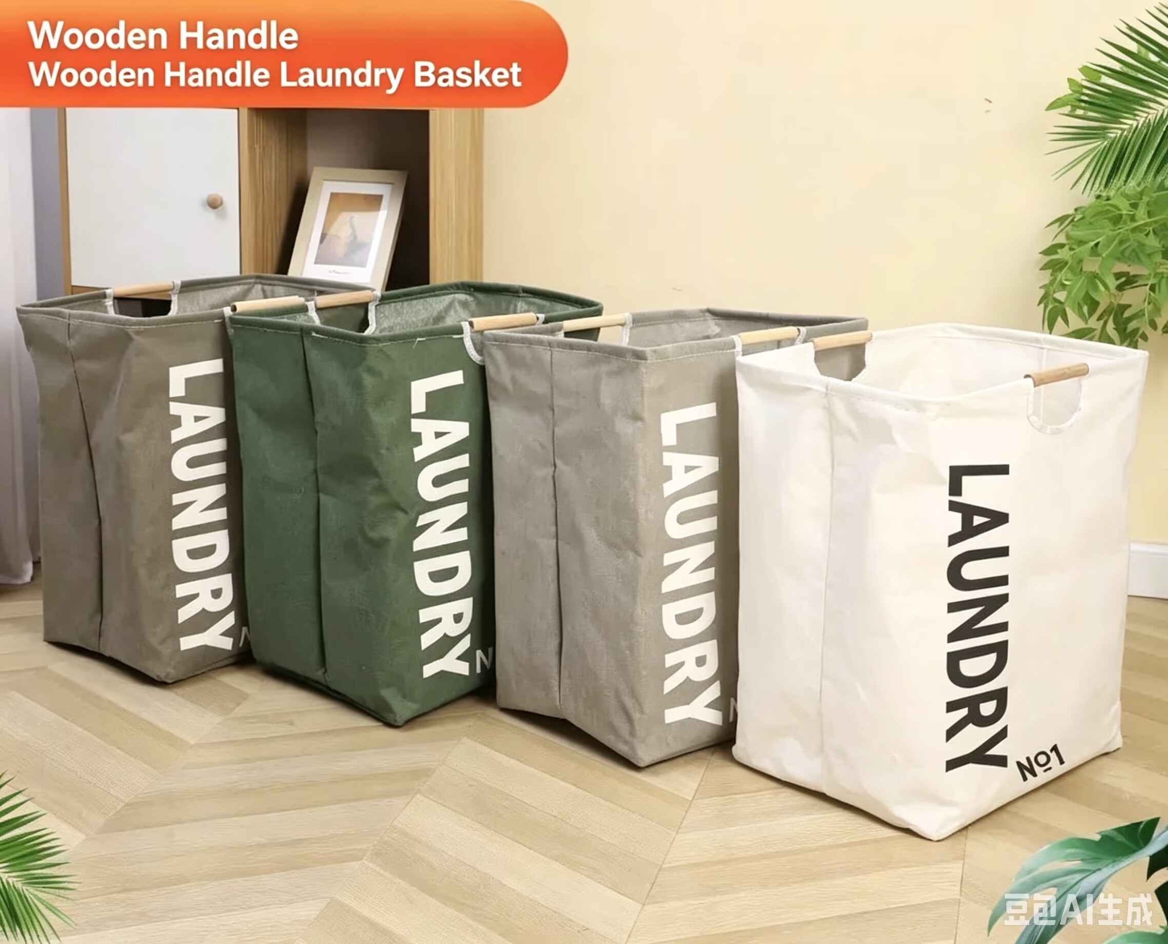 Storage box, clothes storage bag, household wardrobe, large-capacity clothing storage basket, organize clothes