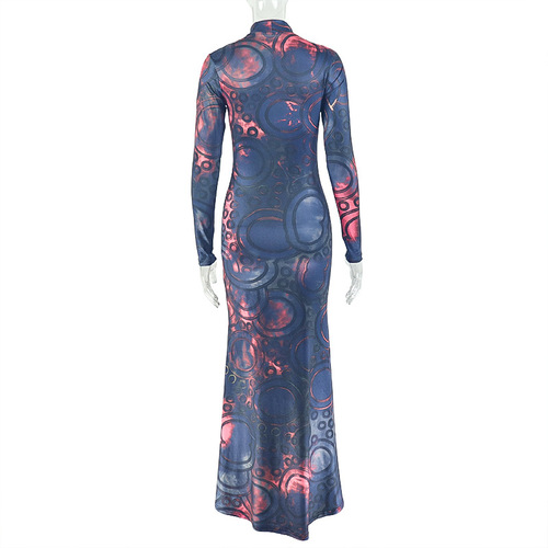 Sexy Elegant Party Dress for Women Long Sleeve Wedding Guest Cocktail Formal Dressy Sheath
