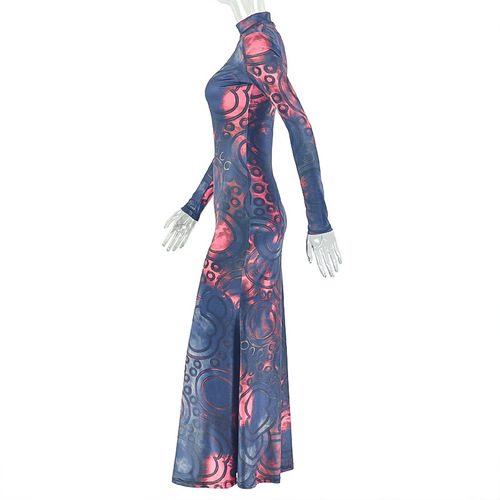 Sexy Elegant Party Dress for Women Long Sleeve Wedding Guest Cocktail Formal Dressy Sheath