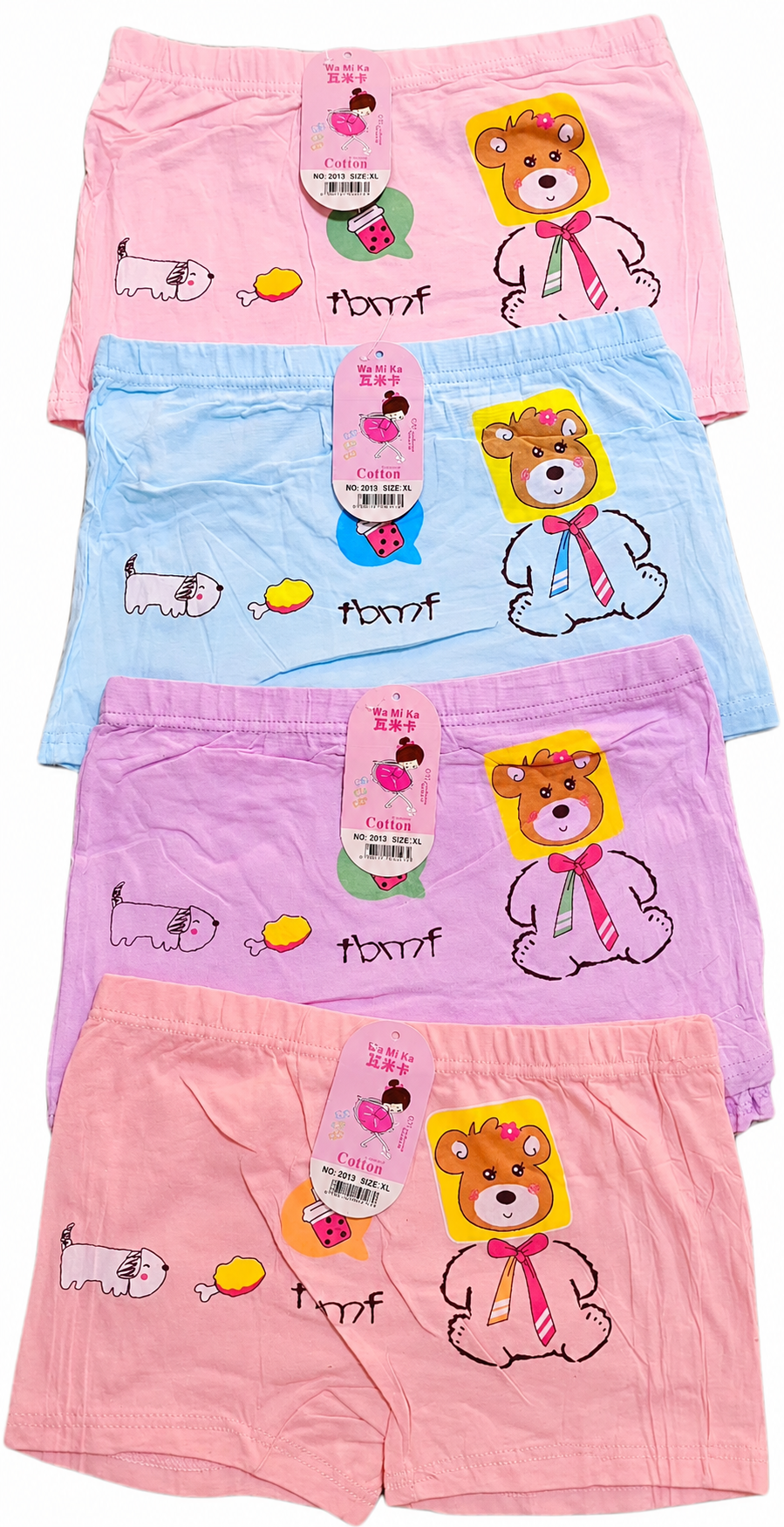 3PCS Soft Cotton Baby Girls Hot Pants Shorts – Breathable Stretchy Comfortable Summer Casual Inner Wear Biker Shorts for Toddlers & Kids