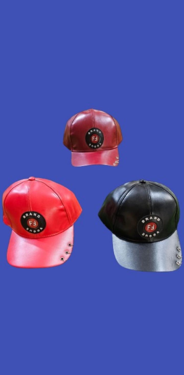 Unisex Leather Baseball Cap Adjustable Fashion Hat for Men & Women – Stylish Streetwear Snapback Cap