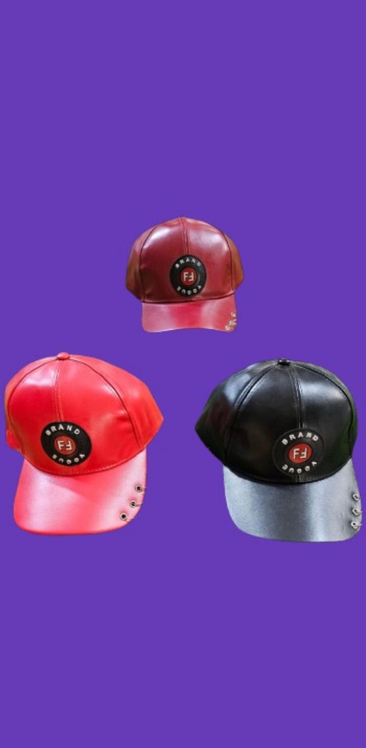 Unisex Leather Baseball Cap Adjustable Fashion Hat for Men & Women – Stylish Streetwear Snapback Cap