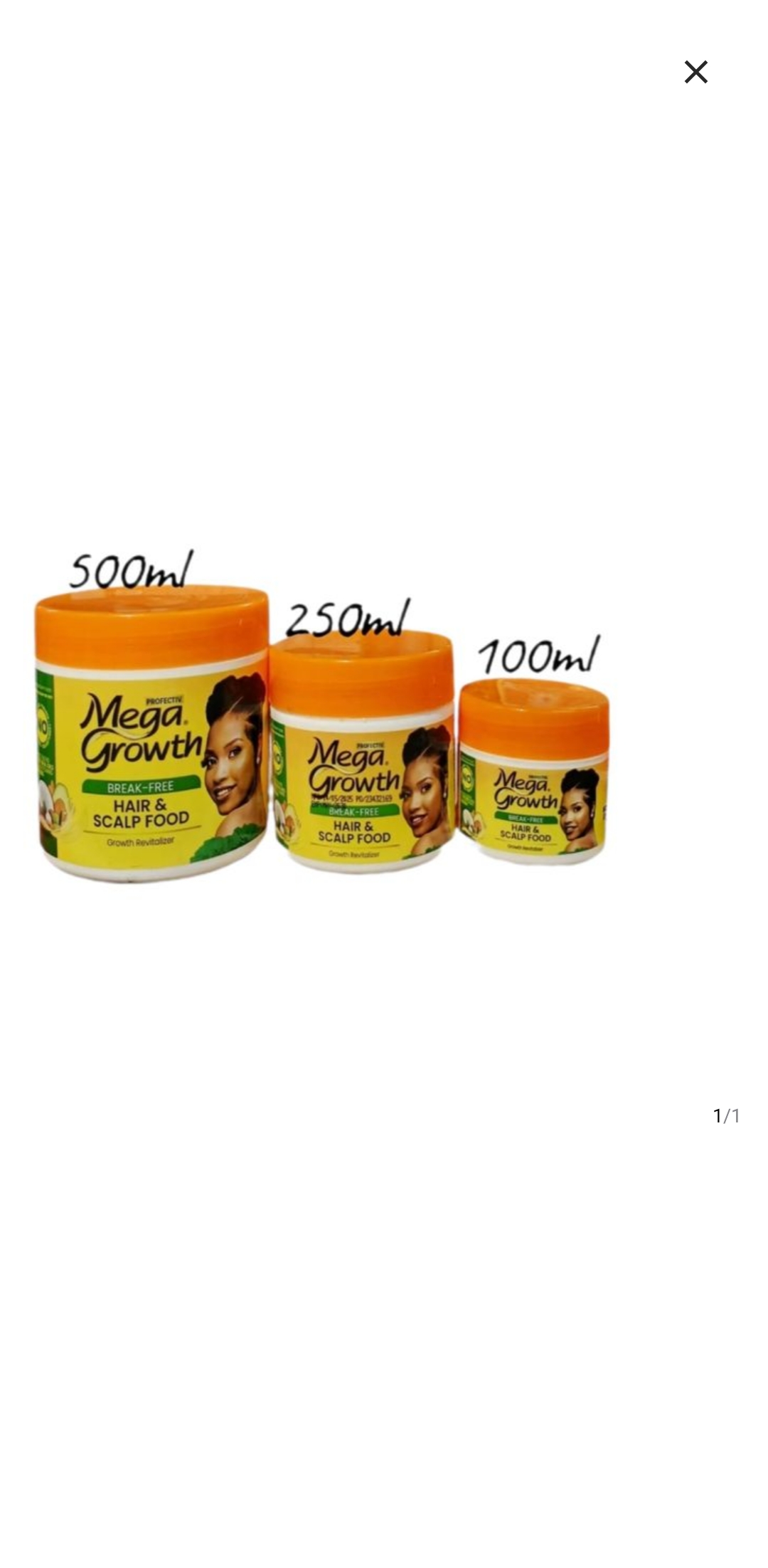 Mega Growth Hair & Scalp Food Anti-Breakage Growth Revitalizer Hair food