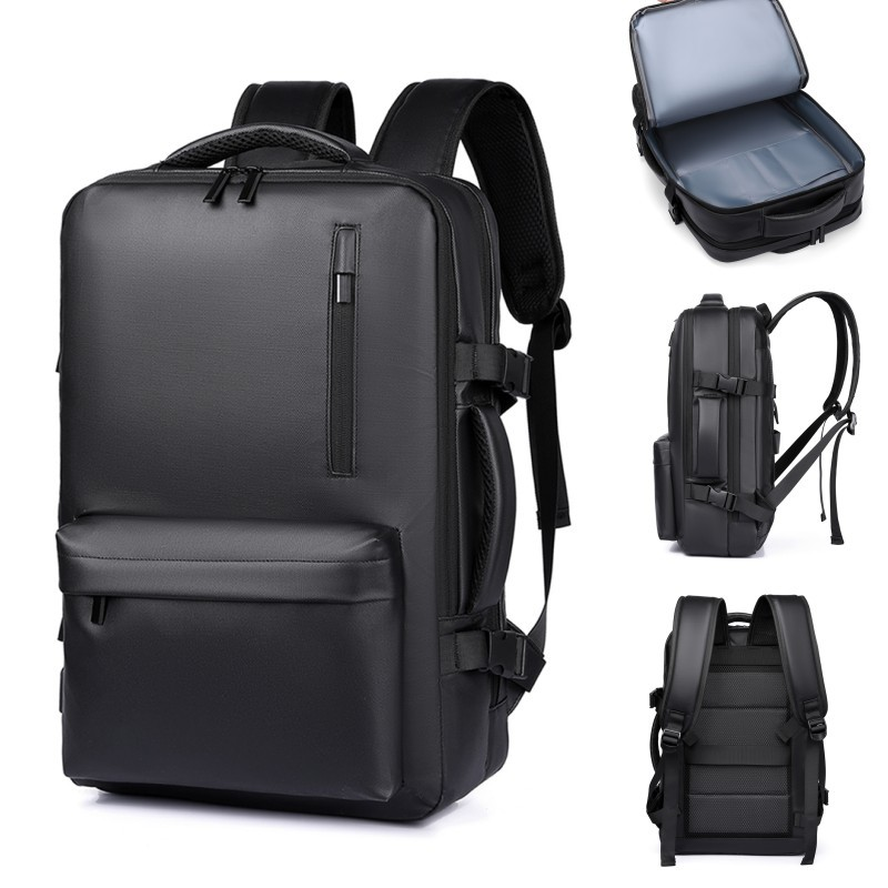 Men Women Travel Backpack Laptop Bag Handbag Carry On Backpack Casual Daypack Business Weekend Travel Bag Black