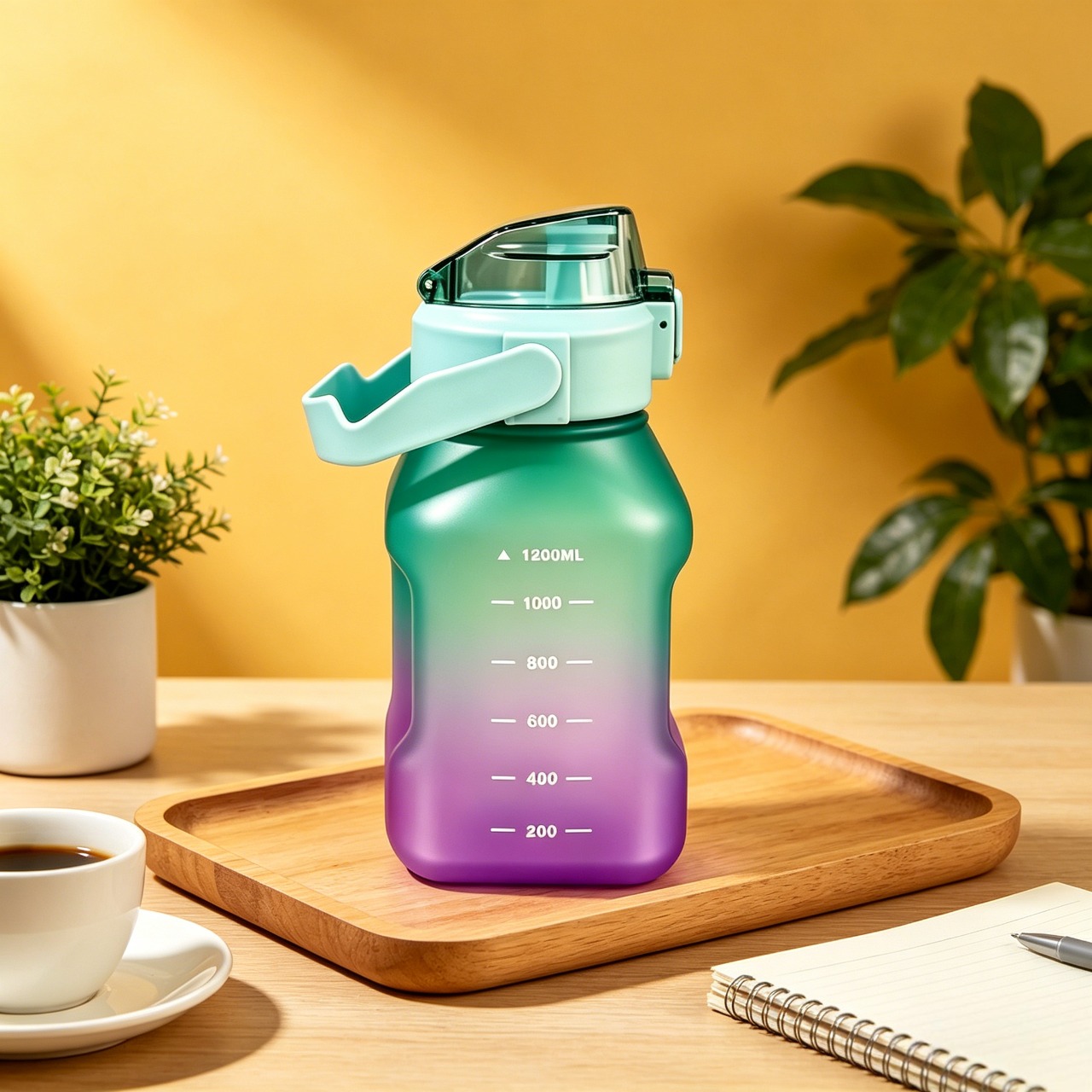 New 3PCS Set Water Bottles 3-in-1 Stanley Style Travel Mugs with Straw & Leakproof Lid Car Cup Macaron Bottle Sport Bottle Ice Bar Cup Plastic Sports Mug Large Capacity Frosted Water Bottle Coffee Cup