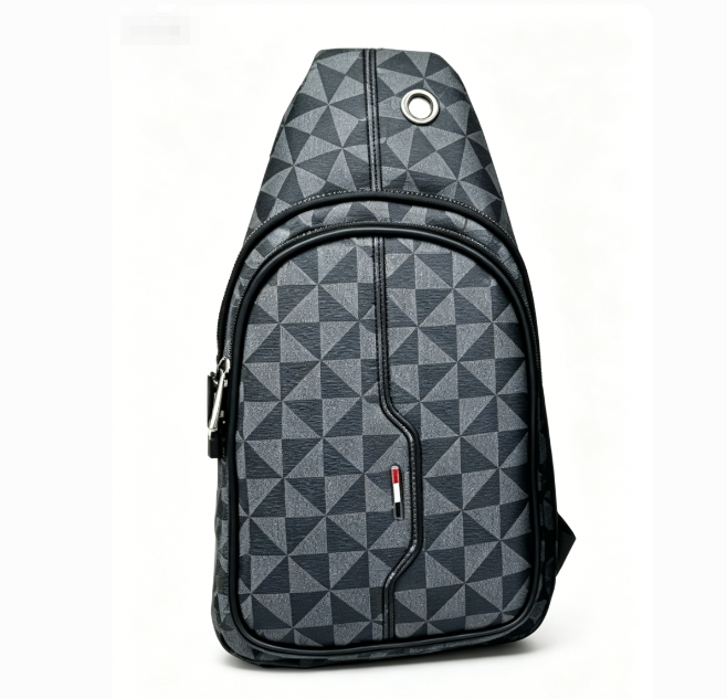 Fashion Chest Bag for Men Large Capacity Multifunctional Shoulder Crossbody Bag Casual Business Sling Bag Waist Pack Outdoor Hiking Travel Daily Bag Anti-friction waterproofing