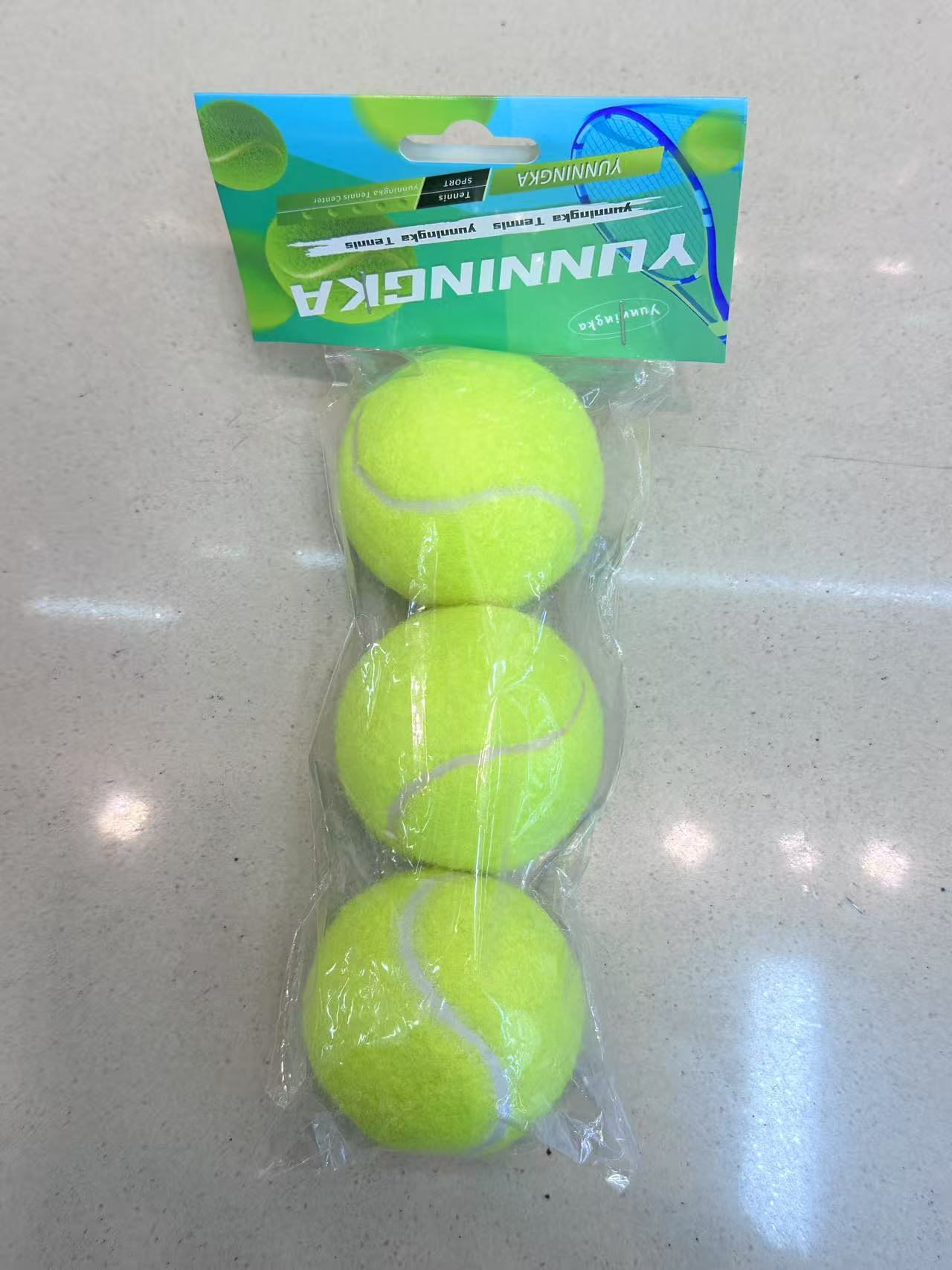 3pc Dog Toy Tennis Ball 3 Balls Super Elasticity Tennis Training Ball Launcher Interactive Dog Fetch Toy Pet Ball Tennis Competition, Tennis Training Or Train Your Pet