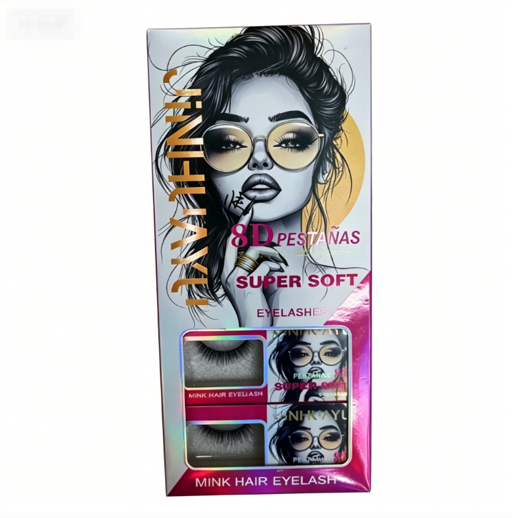 C-Curved Cluster False Eyelashes Extension Set, 10-18mm Strip Individual Lashes, Natural Curly Fake Eyelashes for Women Makeup