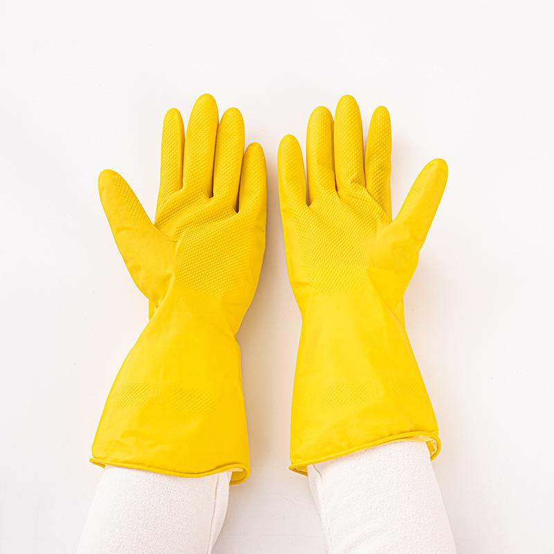 rubber gloves, latex gloves, beef tendon gloves, kitchen gloves, dishwashing gloves, waterproof gloves, anti-slip household gloves, cleaning gloves, housework protective gloves, silicone scrubber spon