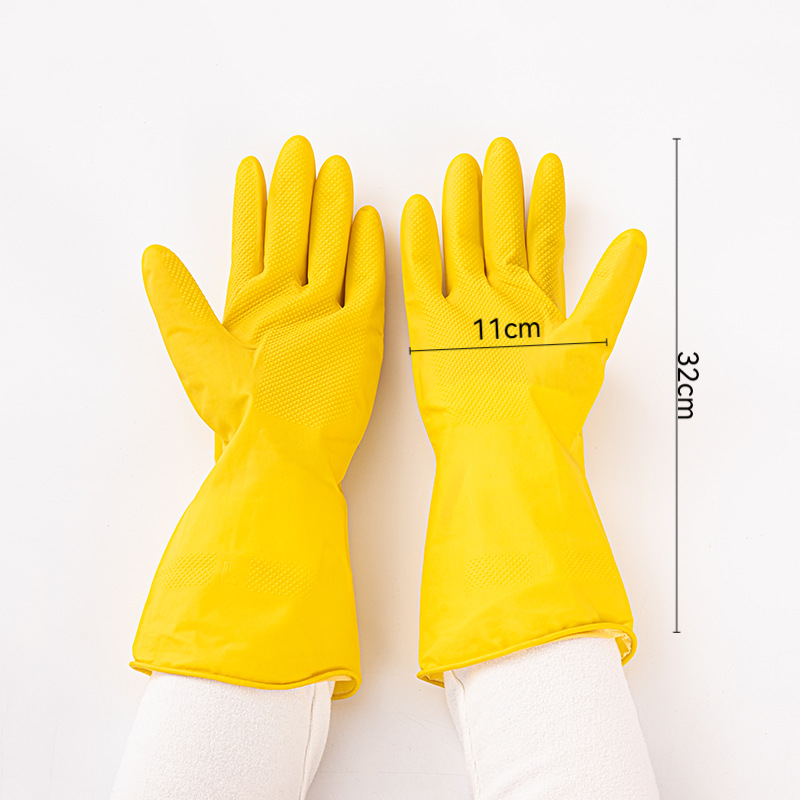 rubber gloves, latex gloves, beef tendon gloves, kitchen gloves, dishwashing gloves, waterproof gloves, anti-slip household gloves, cleaning gloves, housework protective gloves, silicone scrubber spon