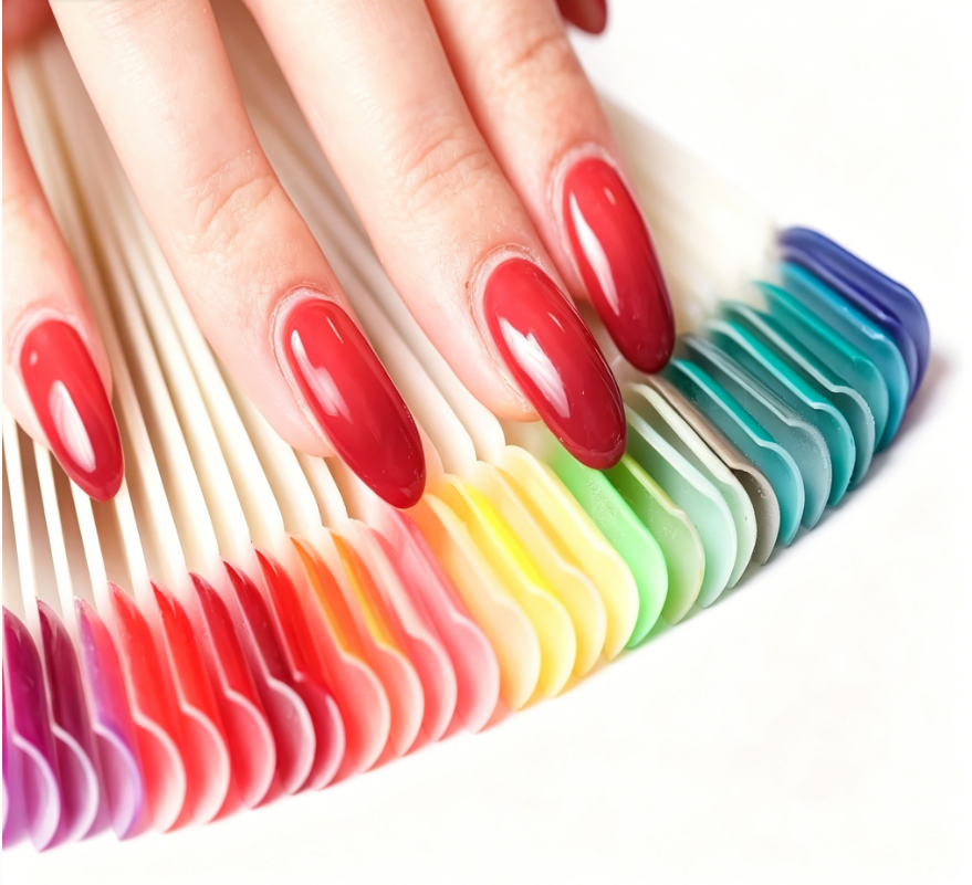 Quick Dry 4 Colors Nail Polish, Crack Resistant Long-Lasting Salon Grade Nail Coating