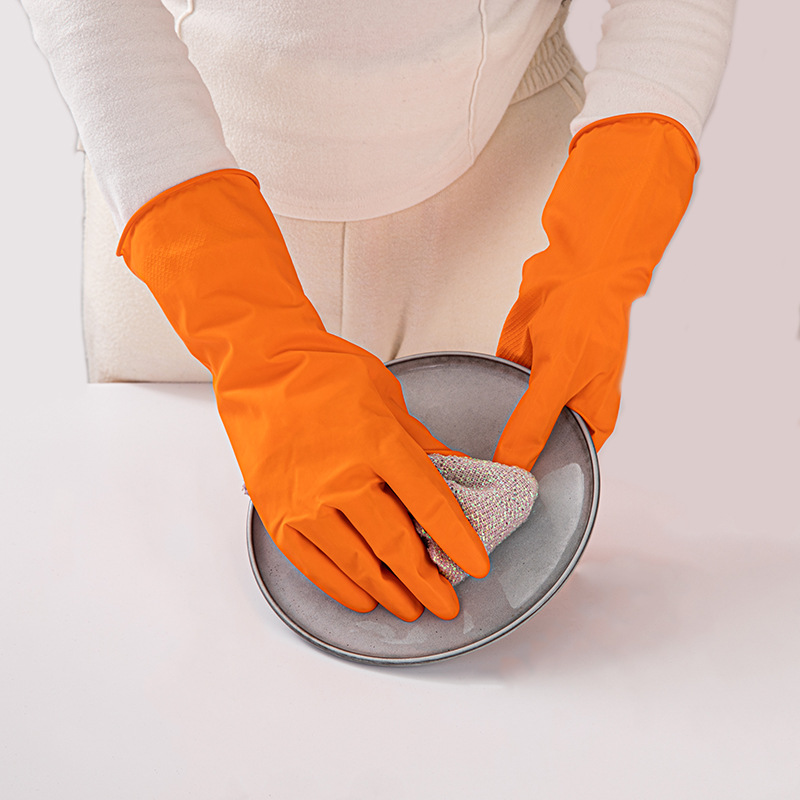 rubber gloves, latex gloves, beef tendon gloves, kitchen gloves, dishwashing gloves, waterproof gloves, anti-slip household gloves, cleaning gloves, housework protective gloves, silicone scrubber spon