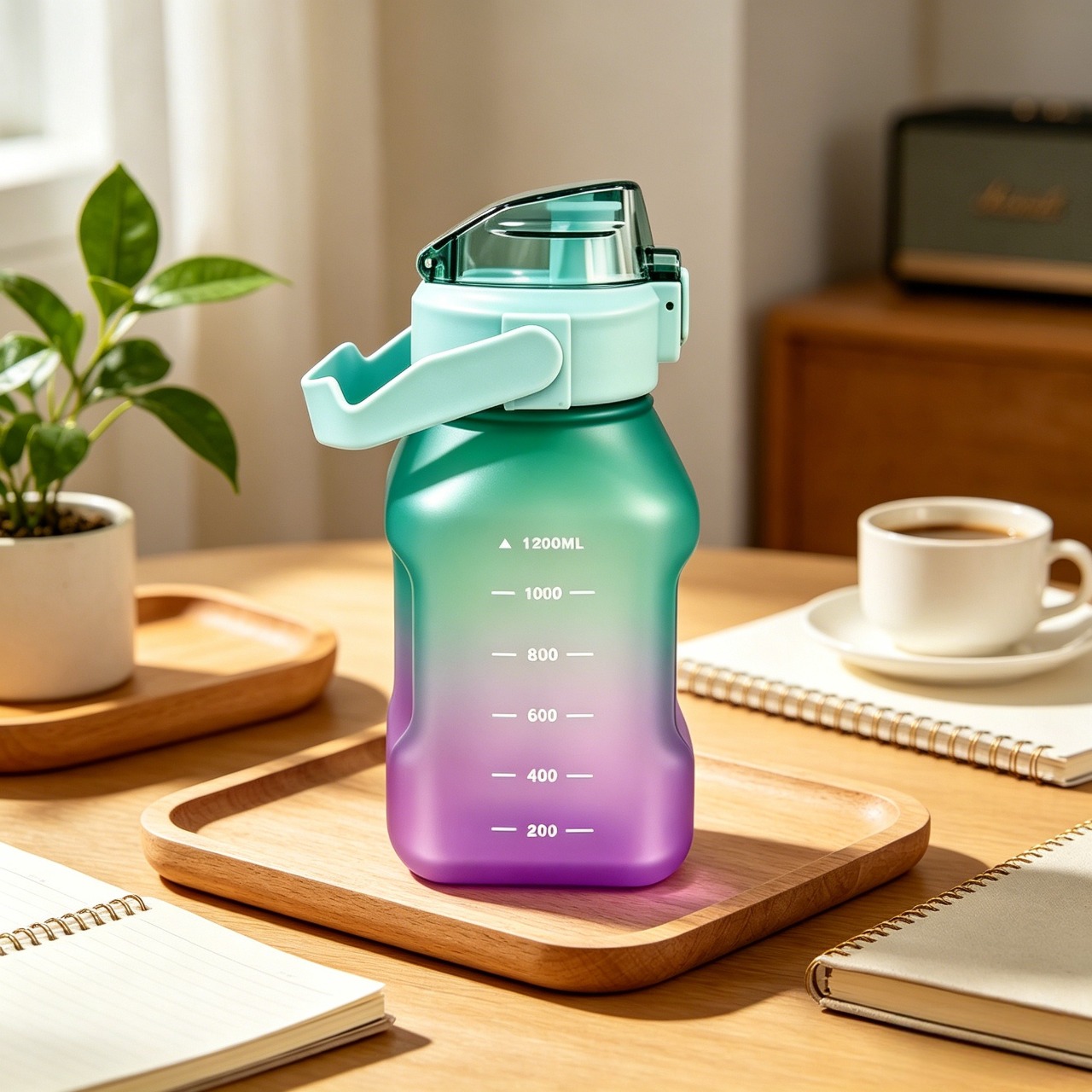 New 3PCS Set Water Bottles 3-in-1 Stanley Style Travel Mugs with Straw & Leakproof Lid Car Cup Macaron Bottle Sport Bottle Ice Bar Cup Plastic Sports Mug Large Capacity Frosted Water Bottle Coffee Cup