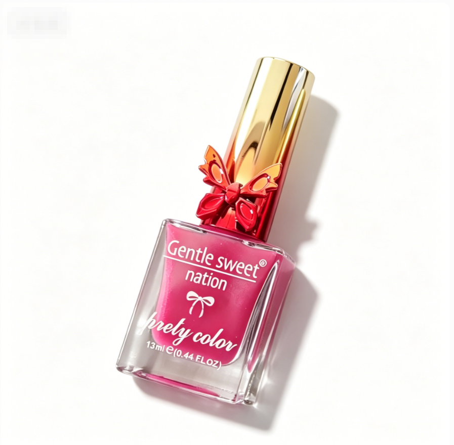 Quick Dry 4 Colors Nail Polish, Crack Resistant Long-Lasting Salon Grade Nail Coating