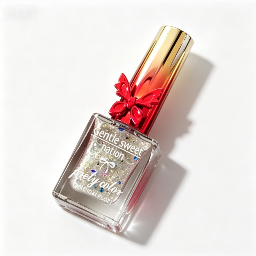 Quick Dry 4 Colors Nail Polish, Crack Resistant Long-Lasting Salon Grade Nail Coating