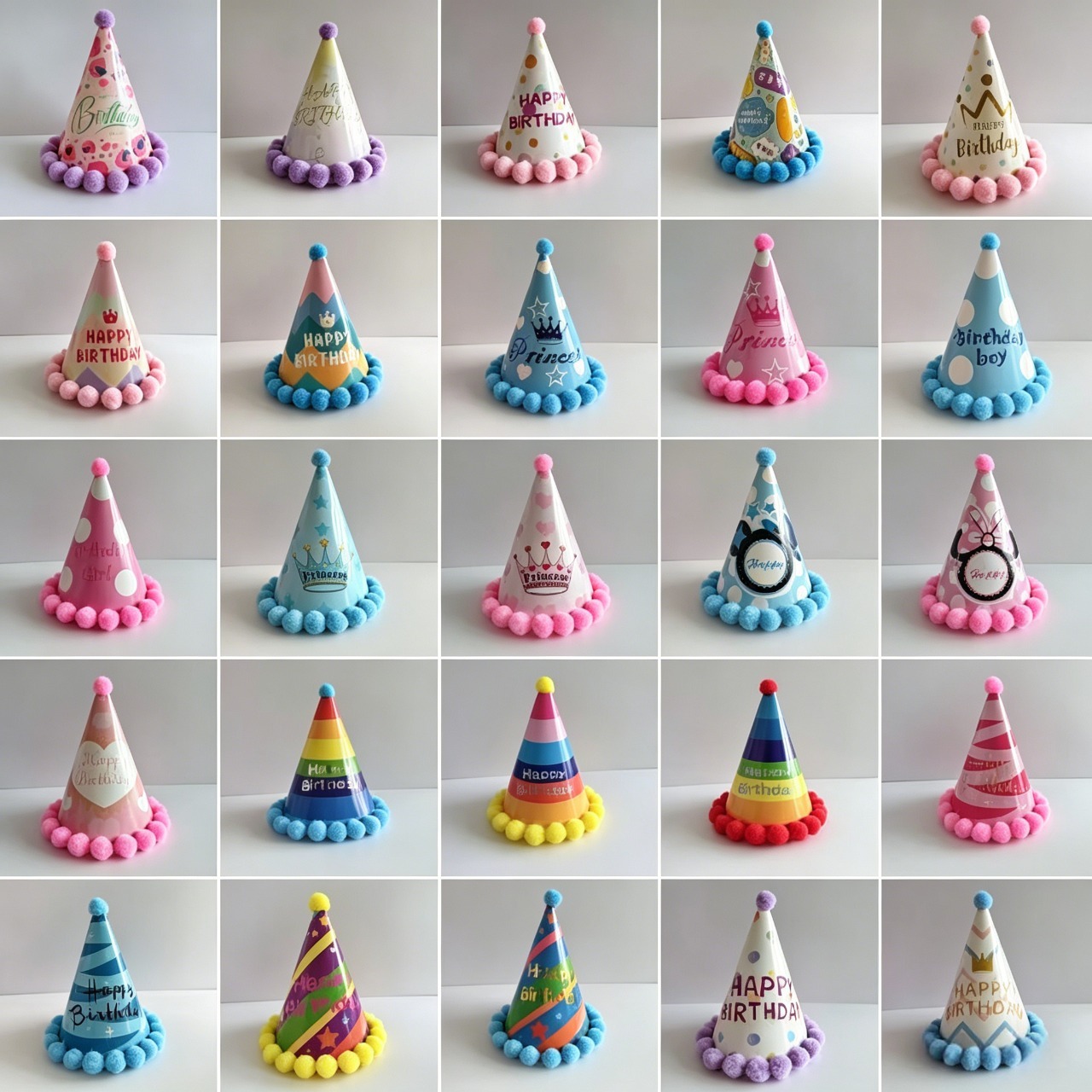 All Inclusive Birthday Party Decor Kit |  Laser Pull Flag Birthday Decoration for Home Party (Colors Shipped Randomly，Note: Digital candles)