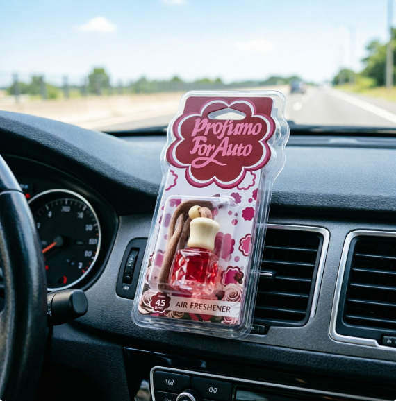 Hanging Car Air Freshener, Natural Essential Oil Aroma Diffuser, Long Lasting Car Aromatherapy Fragrance for Vehicle Interior
