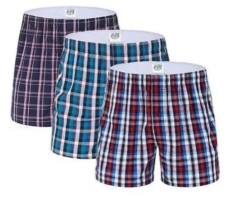 NEW ARRIVALS 6 Pcs checked Quality Cotton Men’s Boxers – Soft, Breathable, Comfortable Innerwear for Male, Boys Men’s undergarments, Innerwear for men