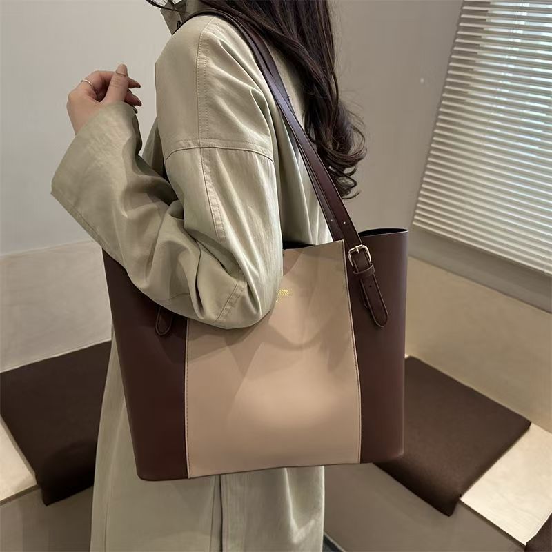High-grade Texture Large-capacity Bag Women's Bag Versatile Cross-body Bag Shoulder Tote Bag Bag