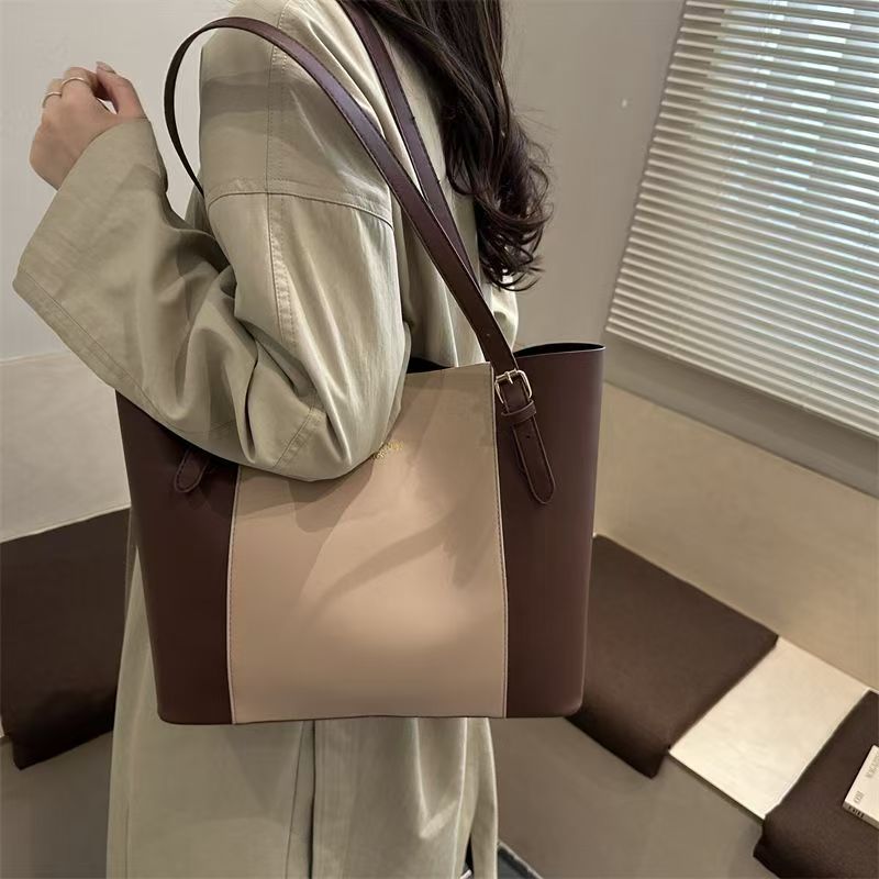 High-grade Texture Large-capacity Bag Women's Bag Versatile Cross-body Bag Shoulder Tote Bag Bag
