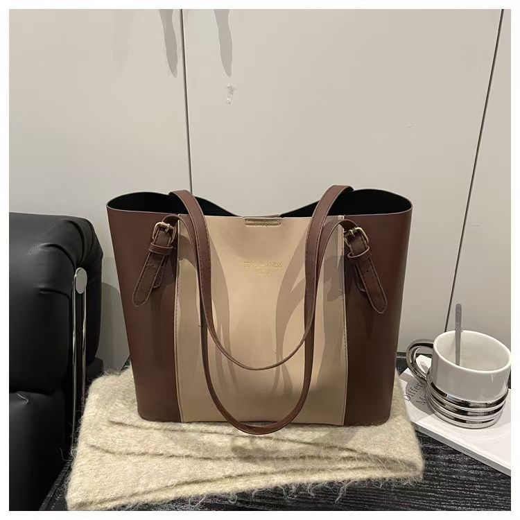 High-grade Texture Large-capacity Bag Women's Bag Versatile Cross-body Bag Shoulder Tote Bag Bag