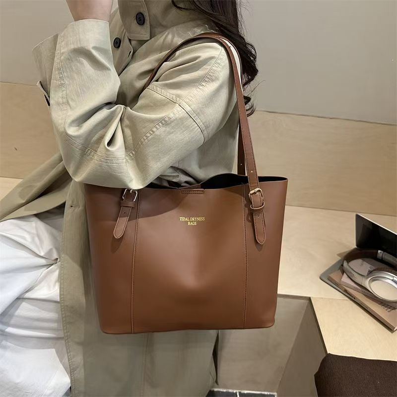 High-grade Texture Large-capacity Bag Women's Bag Versatile Cross-body Bag Shoulder Tote Bag Bag