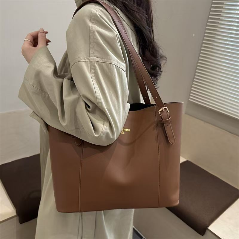 High-grade Texture Large-capacity Bag Women's Bag Versatile Cross-body Bag Shoulder Tote Bag Bag