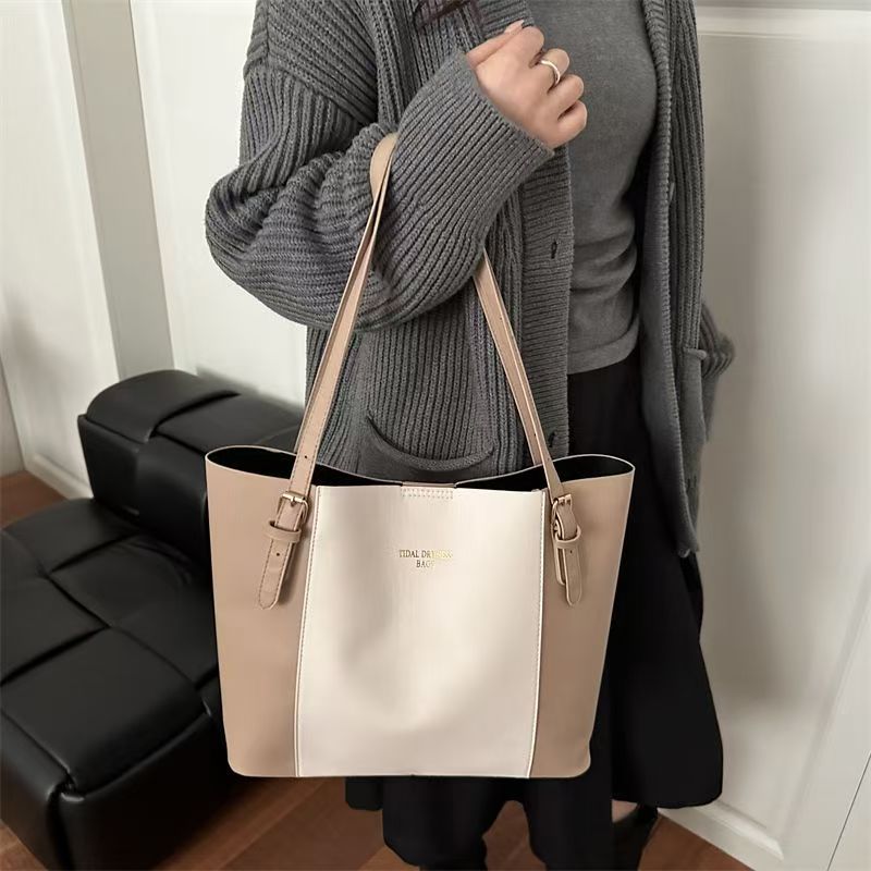 High-grade Texture Large-capacity Bag Women's Bag Versatile Cross-body Bag Shoulder Tote Bag Bag