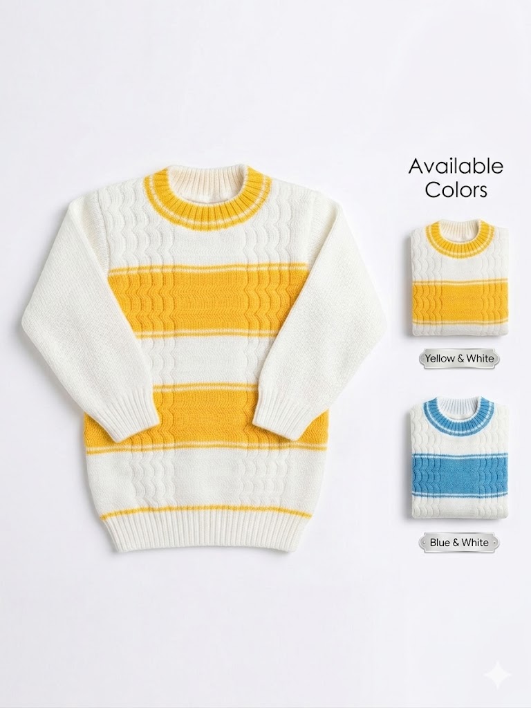 Newborn Soft Knit Baby Sweater – Breathable, Warm & Cozy Essential