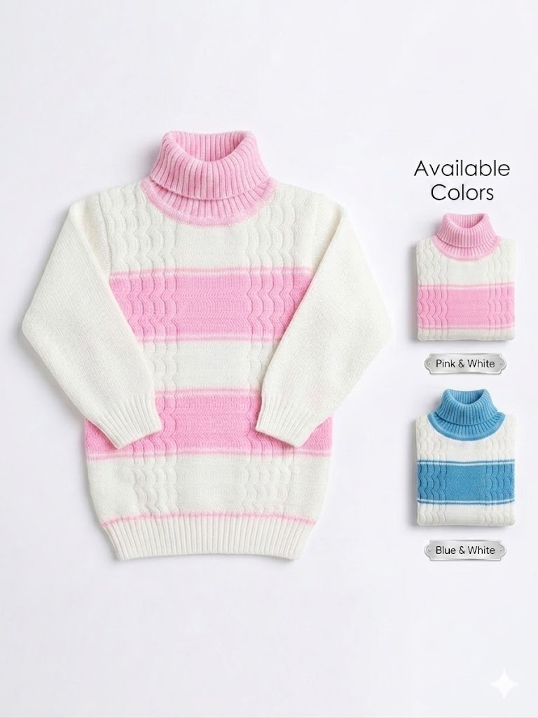 Newborn Soft Knit Baby Sweater – Breathable, Warm & Cozy Essential
