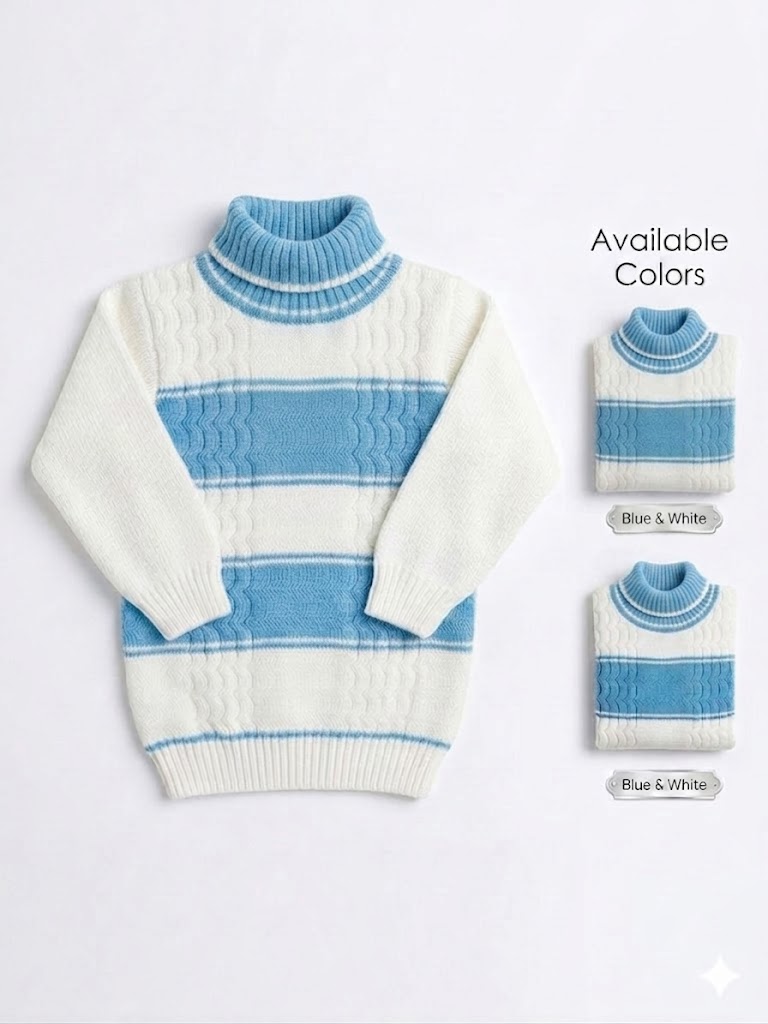 Newborn Soft Knit Baby Sweater – Breathable, Warm & Cozy Essential