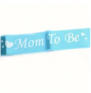 Premium Satin Mom-to-Be Sash – Elegant Baby Shower & Maternity Photoshoot Accessory