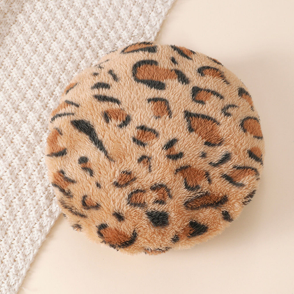 0-3 Years Toddler Baby Girl 3pcs Winter Clothing Set Cat Print Long Sleeved Shirt Leopard Skirt with Hat Fashion Cute Style Infant Baby