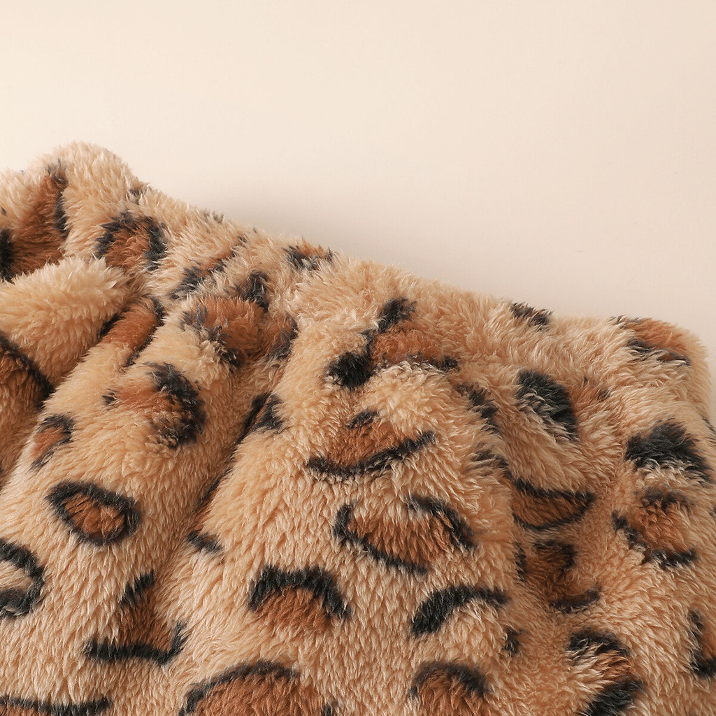 0-3 Years Toddler Baby Girl 3pcs Winter Clothing Set Cat Print Long Sleeved Shirt Leopard Skirt with Hat Fashion Cute Style Infant Baby