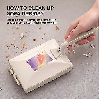 Mini Carpet Brush Vacuum Cleaner – Portable Lint & Dust Remover | Manual Cleaning Brush (4 Colors)