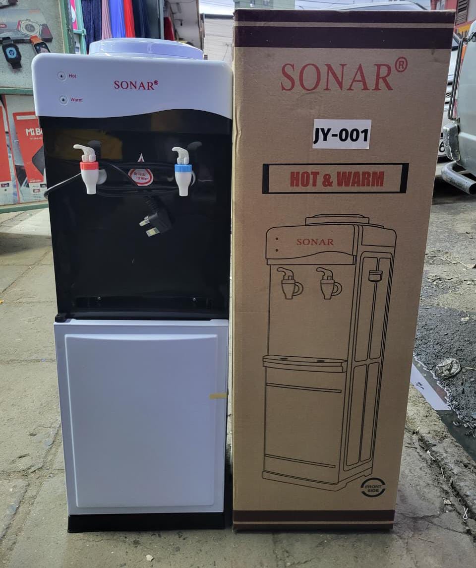 Sonar Dispenser – JY-001
Enjoy convenience and reliable performance with this Sonar JY-001 dispenser, designed to keep your drinks at the perfect temperature anytime.
☑️ Model: JY-001
☑️ Hot & Warm wa