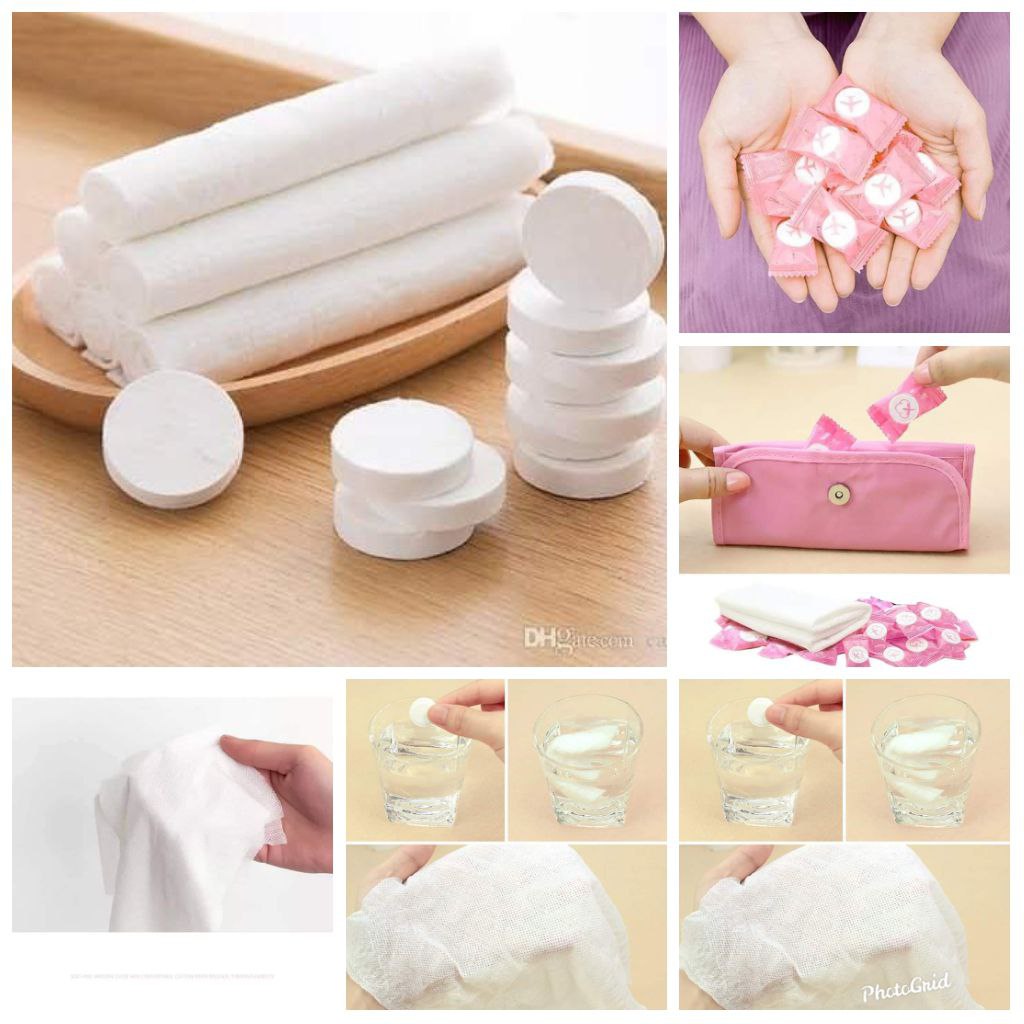 Magic Compressed Compact Towels – Pack of 20pcs Disposable Expandable Travel Hand Towels
