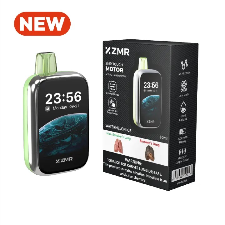[ NEW ARRIVALS!!! ] 30K Puffs ZMR Touch Motor Flavor Rechargeable Smart Vape kit fashion vape different flavor vapes Great Price Vape