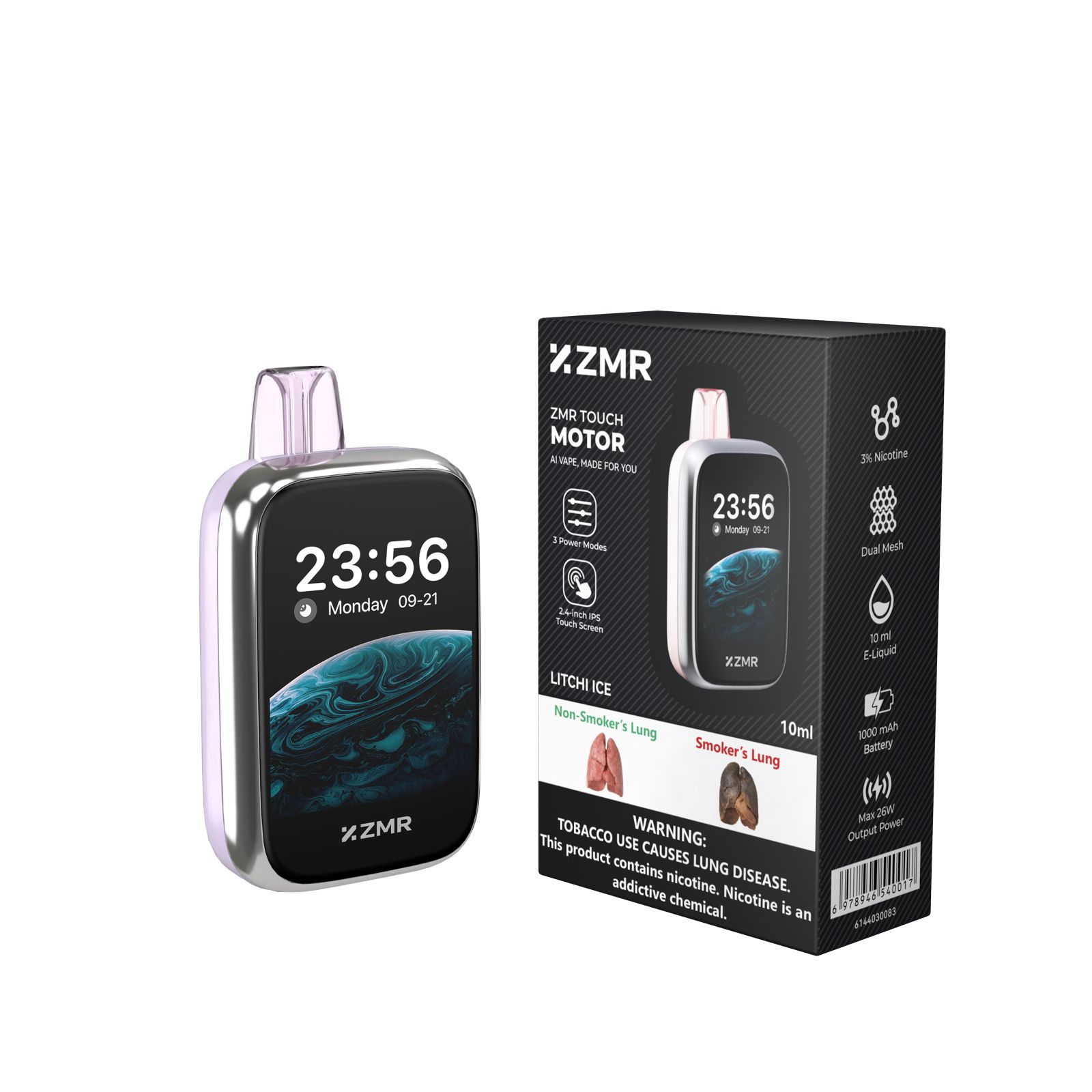 [ NEW ARRIVALS!!! ] 30K Puffs ZMR Touch Motor Flavor Rechargeable Smart Vape kit fashion vape different flavor vapes Great Price Vape