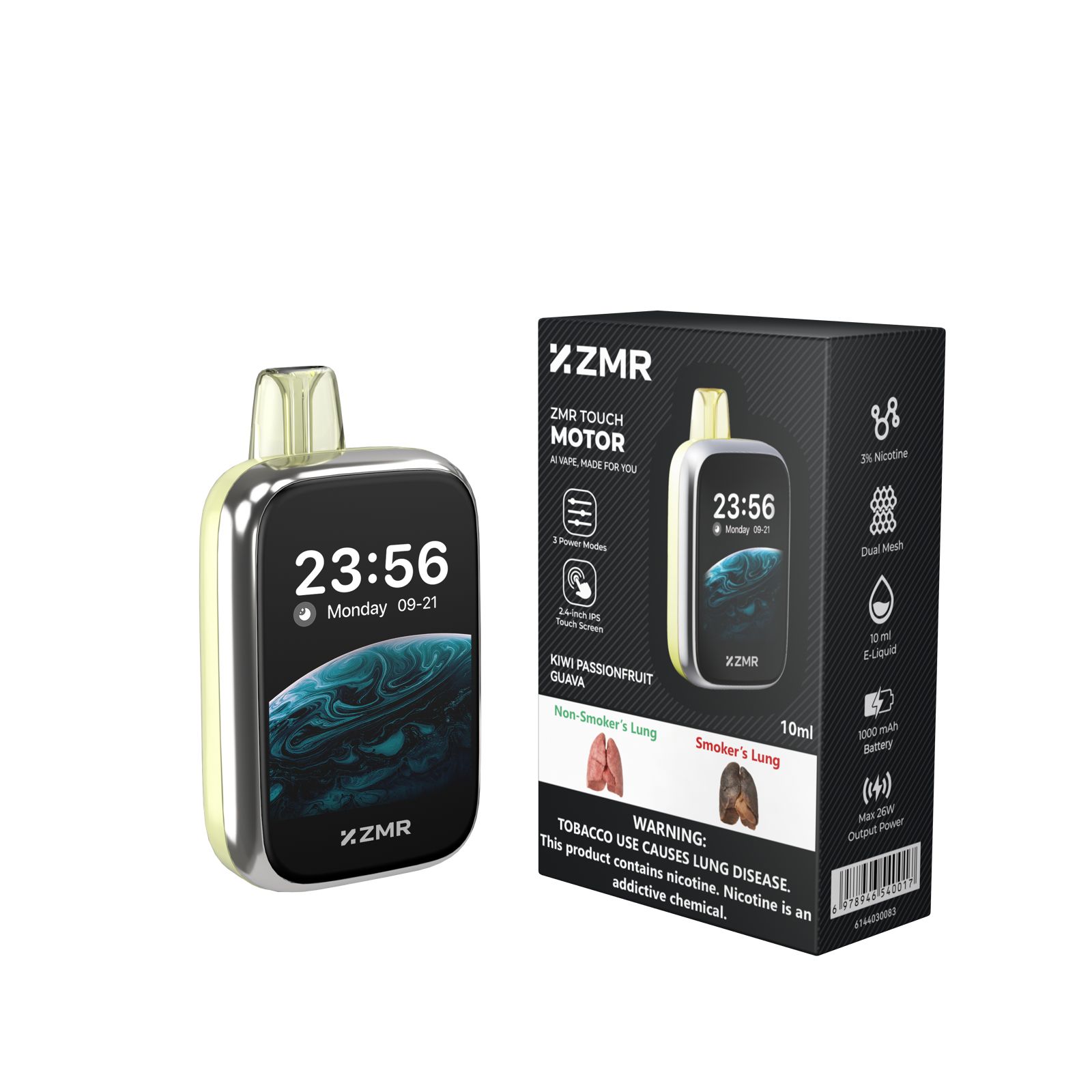 [ NEW ARRIVALS!!! ] 30K Puffs ZMR Touch Motor Flavor Rechargeable Smart Vape kit fashion vape different flavor vapes Great Price Vape