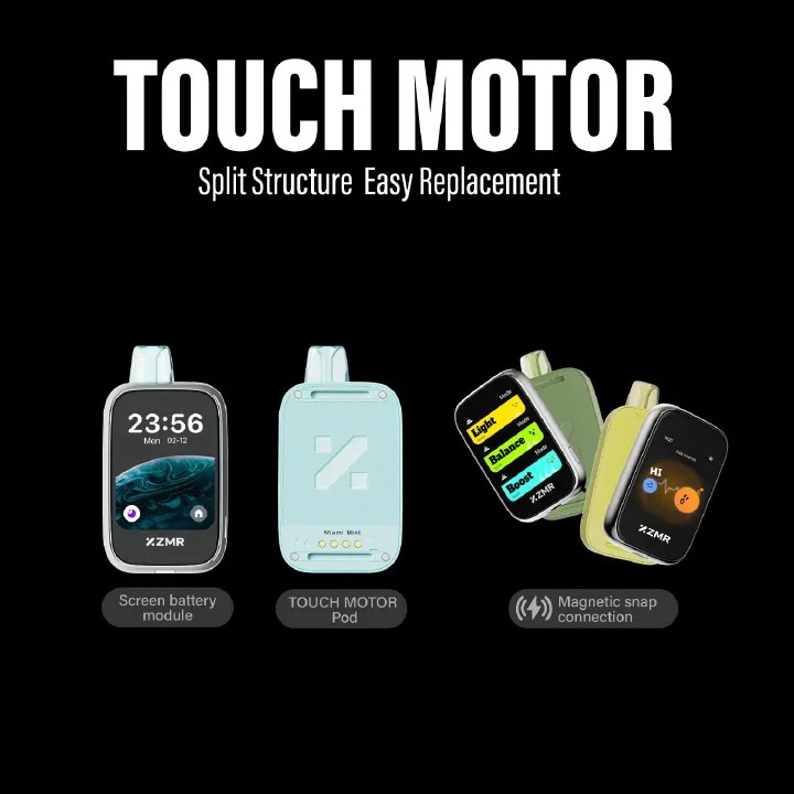 [ NEW ARRIVALS!!! ] 30K Puffs ZMR Touch Motor Flavor Rechargeable Smart Vape kit fashion vape different flavor vapes Great Price Vape