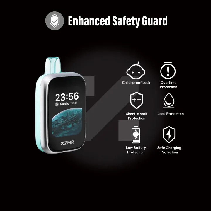 [ NEW ARRIVALS!!! ] 30K Puffs ZMR Touch Motor Flavor Rechargeable Smart Vape kit fashion vape different flavor vapes Great Price Vape