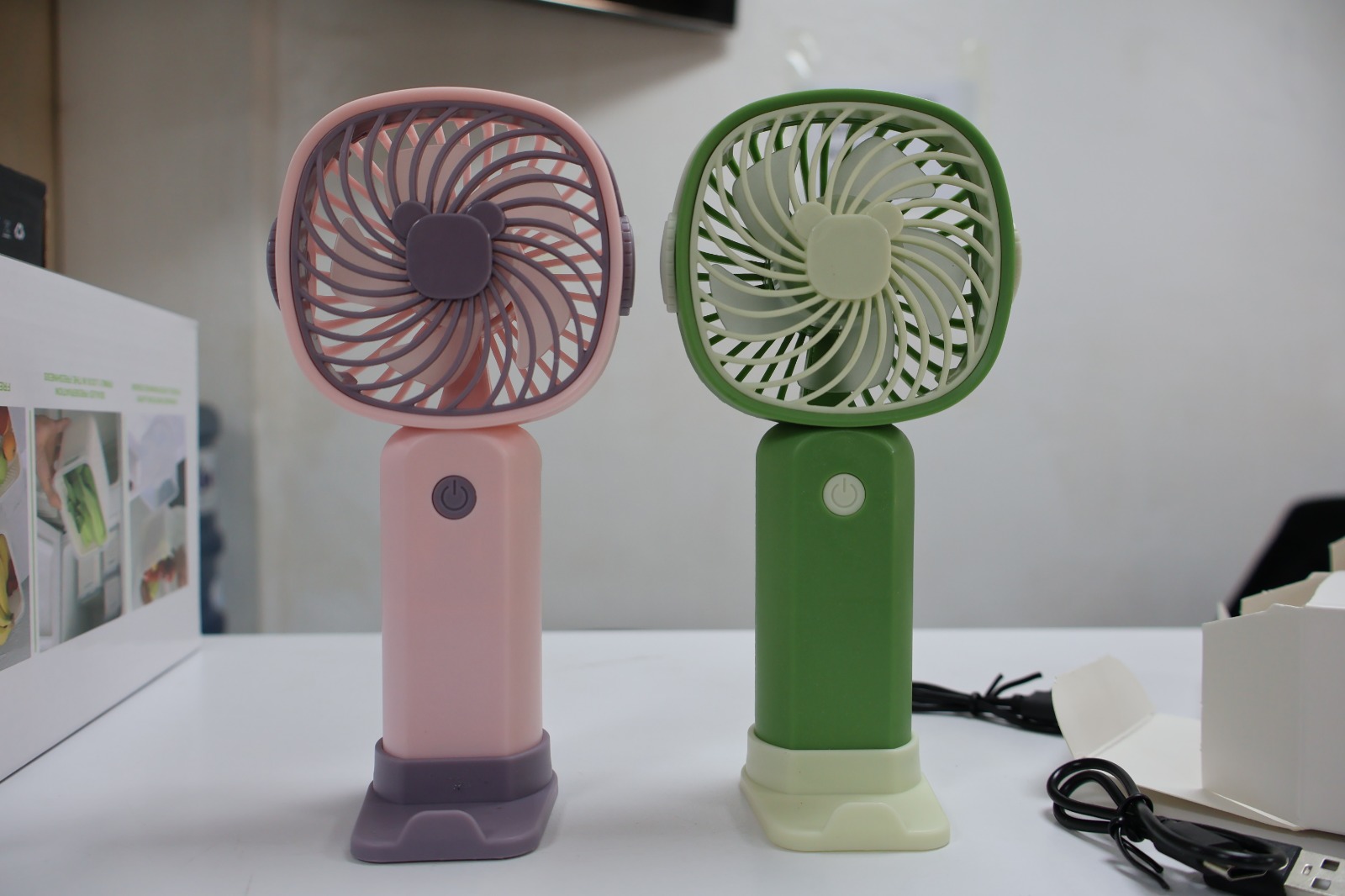 Portable fun 1PC Rechargeable Handheld Fan Portable USB Fan Portable Outdoor Travel Mini Fan Local fast delivery