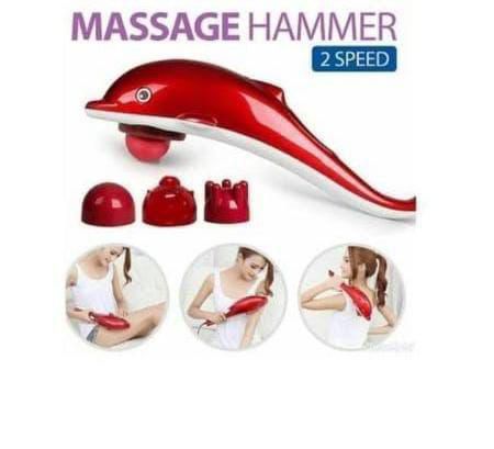 Dolphin Red Massager Dolphin

 Infrared Single head 

Massage 

Hammer is a very good body massager that leaves your 

muscles 

relaxed after long day of working and feeling pain. It is easy  to use