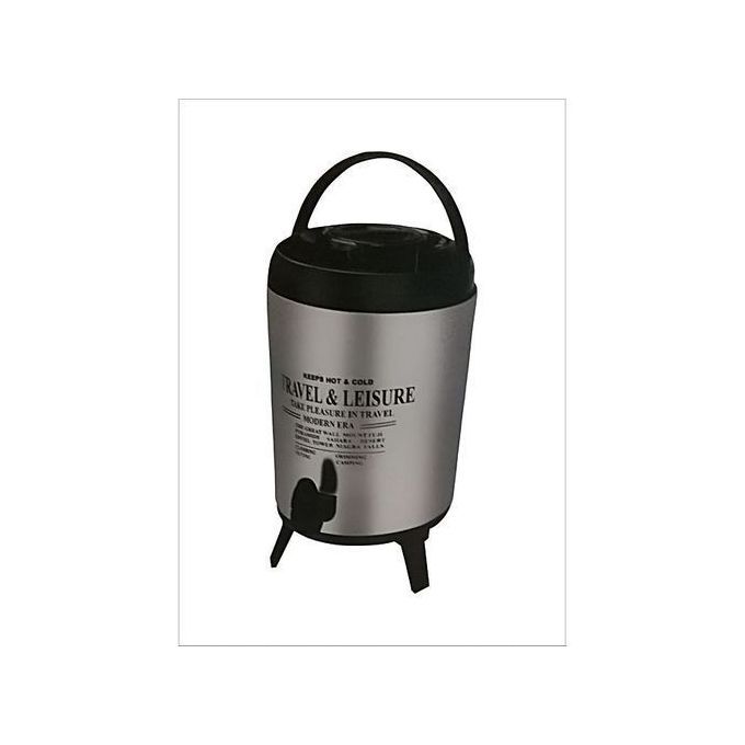 CLEARANCE OFFER 7.7 Ltrs Stainless Steel Portable Flask Tea/Coffee Urn Hot/Cold Beverages Drinks Dispenser Tea Urn
